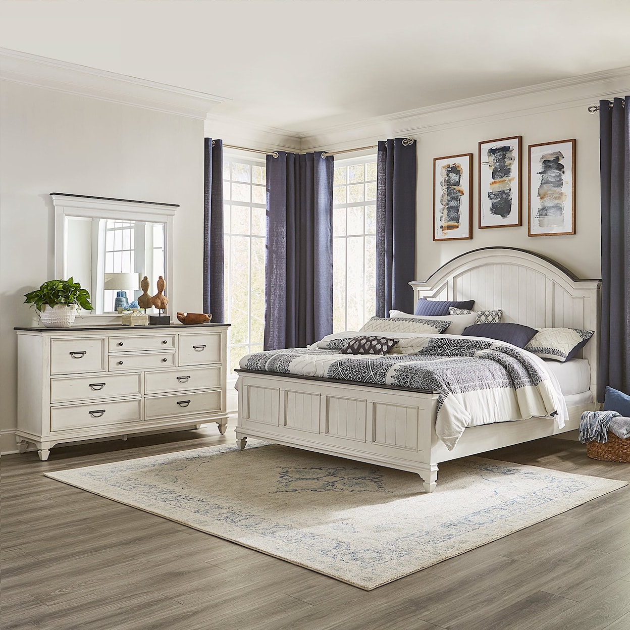 Liberty Furniture Allyson Park 3-Piece King Bedroom Set