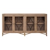 IFD International Furniture Direct Arena 4-Door Accent Cabinet