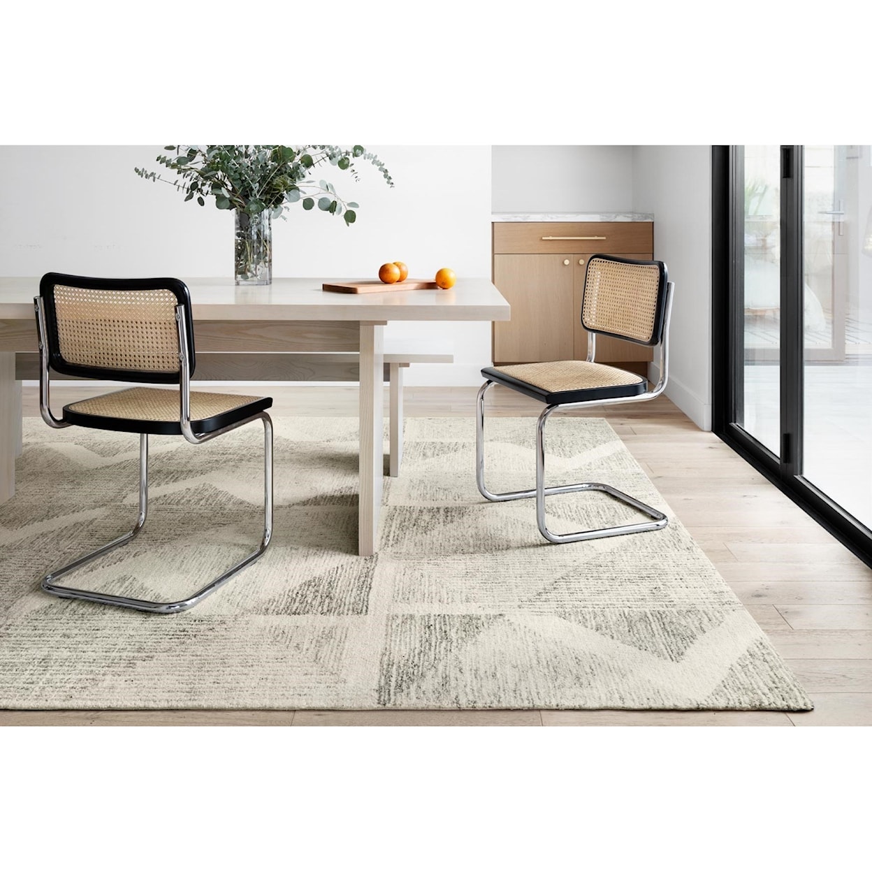 Reeds Rugs Milo 2'6" x 7'6" Lt Grey / Granite Rug