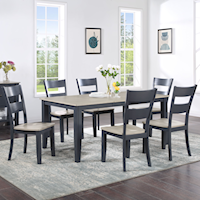 Casual 7-Piece Dining Set