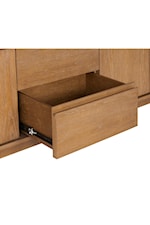 Flexsteel Casegoods Millwork Contemporary Entertainment Console with Outlets