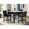 Crown Mark Lennon 5-Piece Counter Height Dining Set