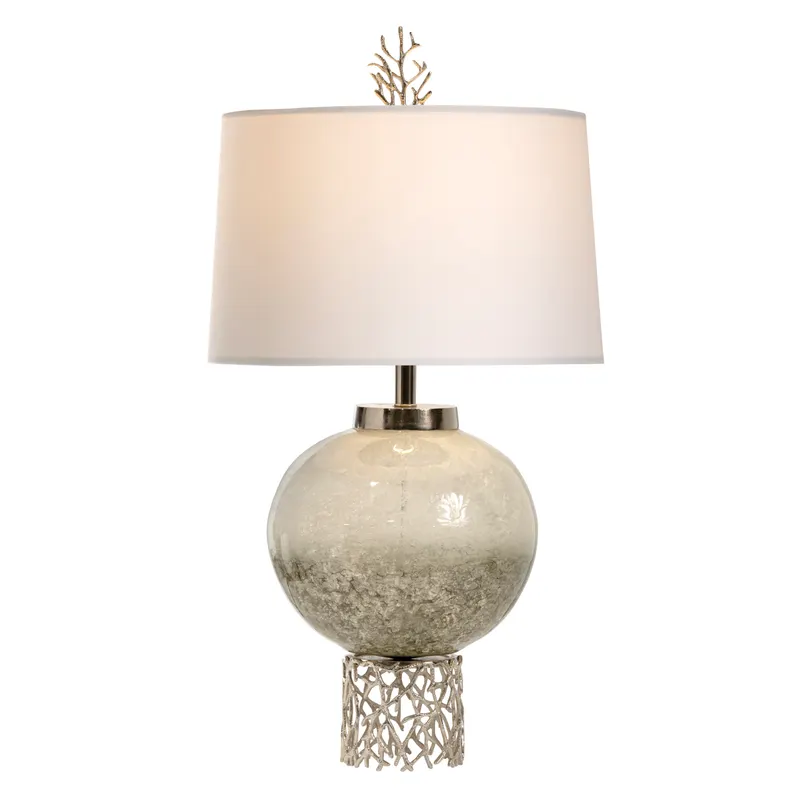 Silver Coral Table Lamp