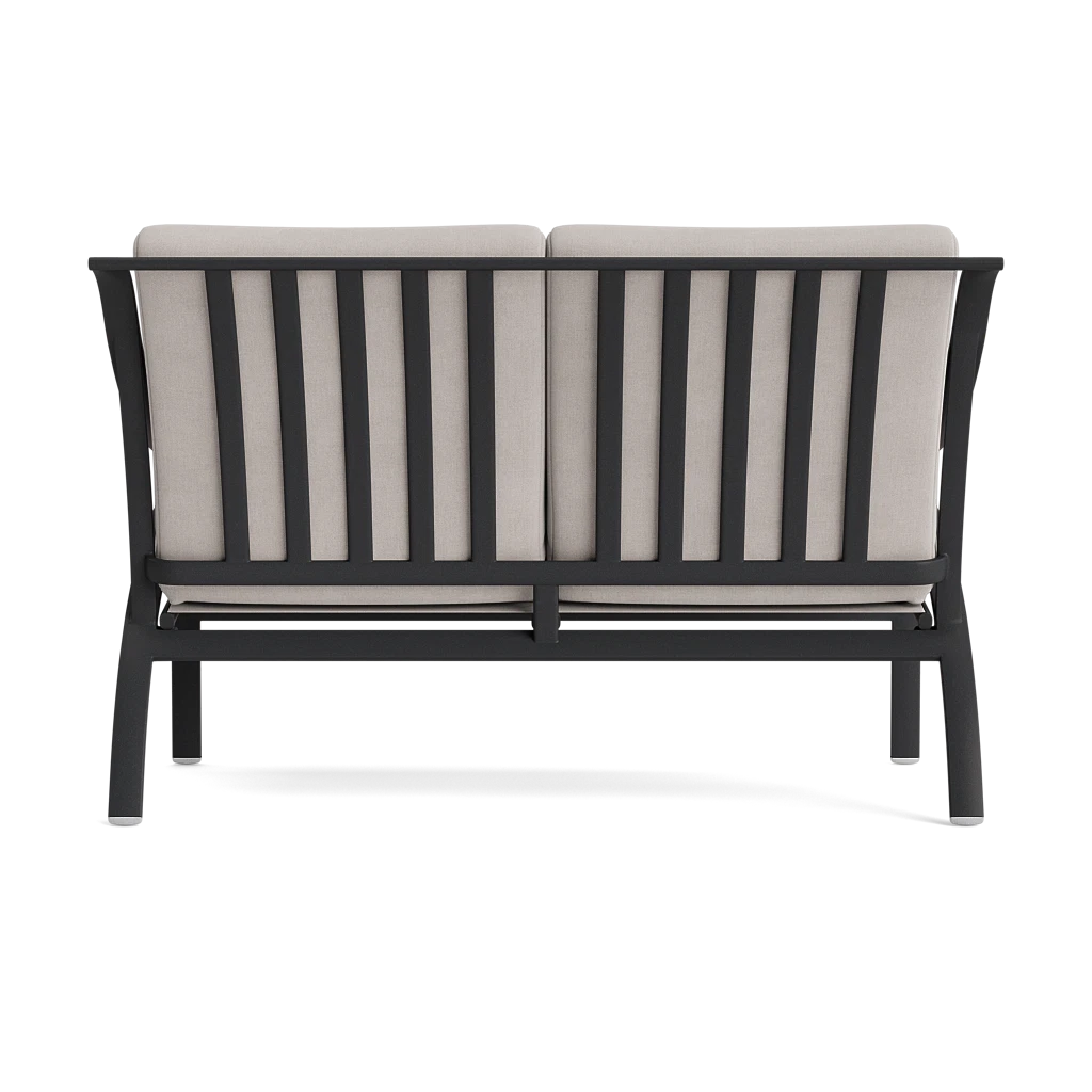 Cushioned Slope-Arm Loveseat