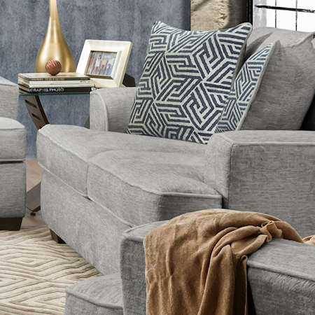 CARLTON GREY LOVESEAT |