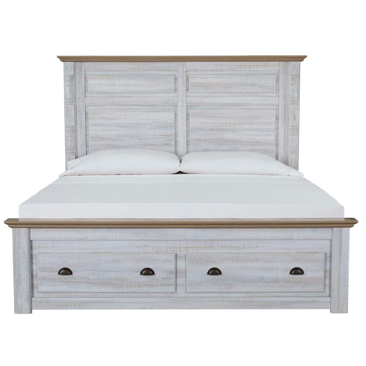 Signature Design by Ashley Haven Bay King Panel Storage Bed