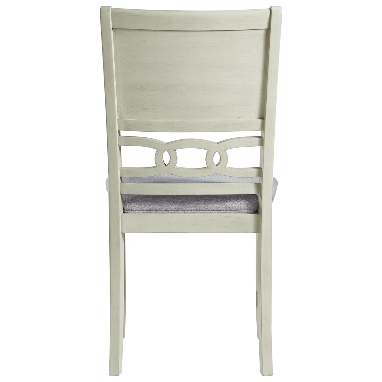 Elements International Hurst HURST WHITE DINING CHAIR |