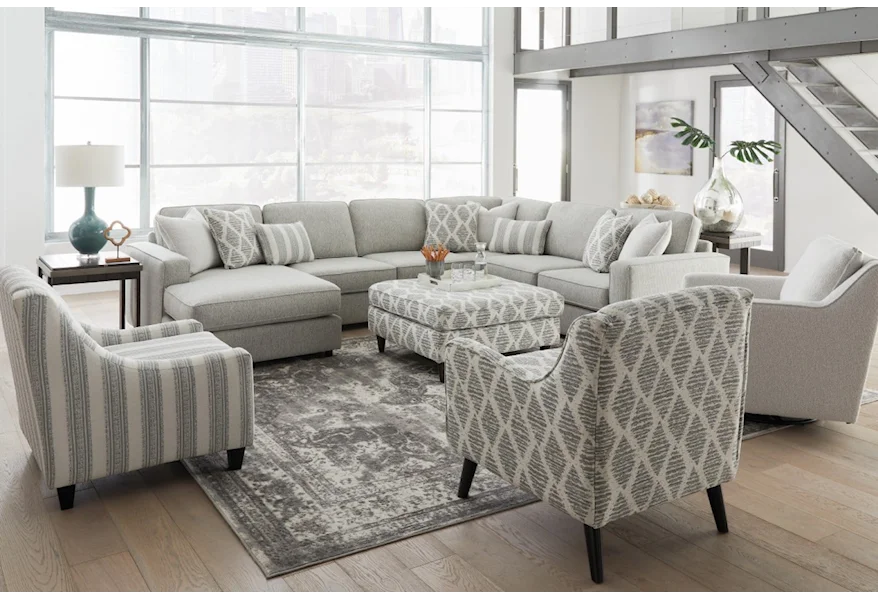 2061 DURANGO FOAM Living Room Set by Fusion Furniture at Prime Brothers Furniture