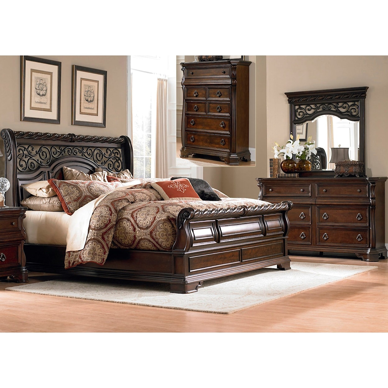 Liberty Furniture Arbor Place 4-Piece King Bedroom Set