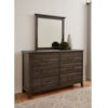 Vaughan-Bassett Passageways Dresser and Mirror Set