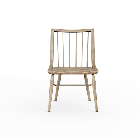 Transitional Chestnut Dining Side Chair