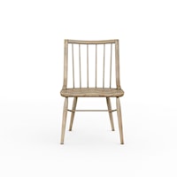 Transitional Chestnut Dining Side Chair