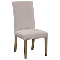 Customizable Solid Wood Upholstered Side Chair