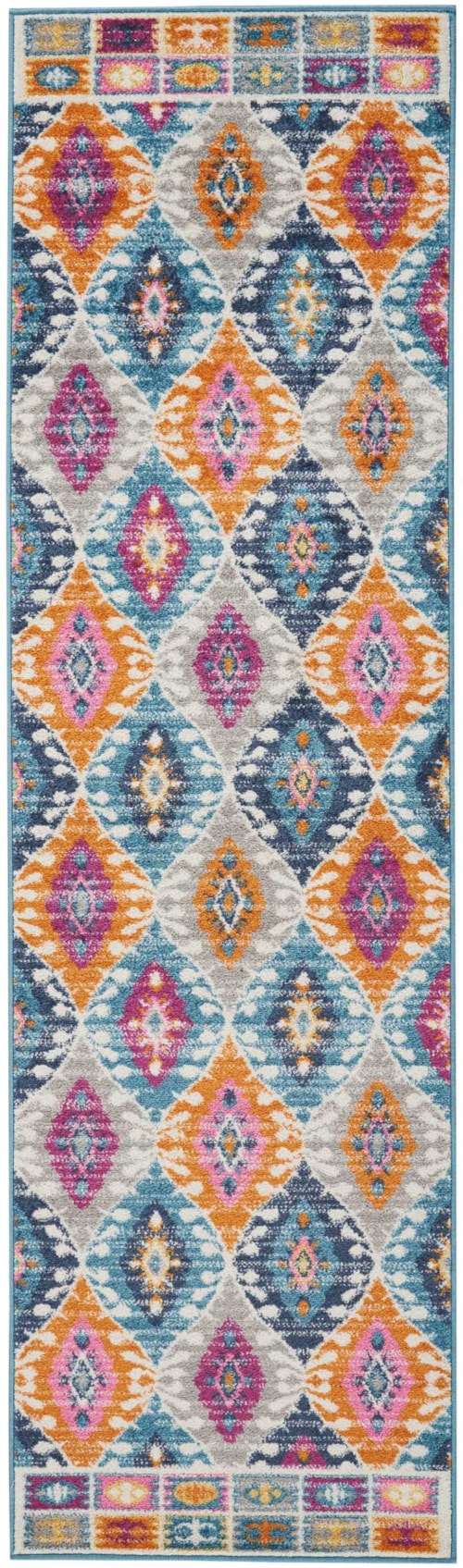 2'2" x 7'6" Multicolor Runner Rug
