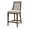 Uttermost Purcell Purcell Leather Counter Stool