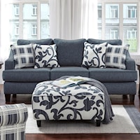 Contemporary Sofa in Performance Fabric