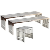 Benches Set of 3
