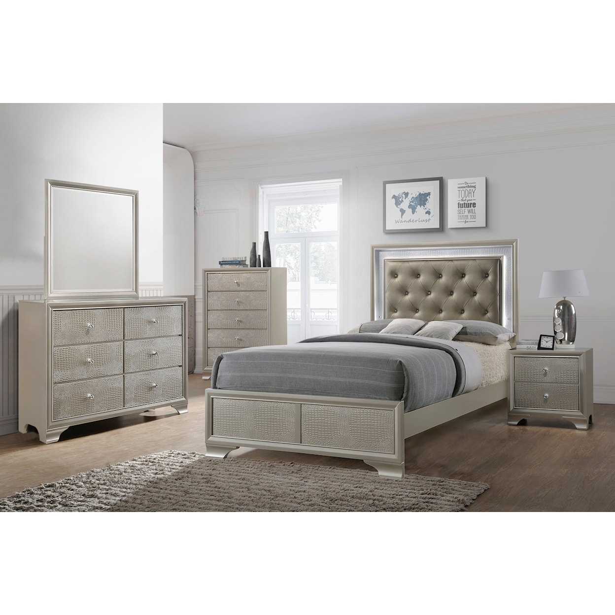 CM Lyssa Upholstered Full Bed