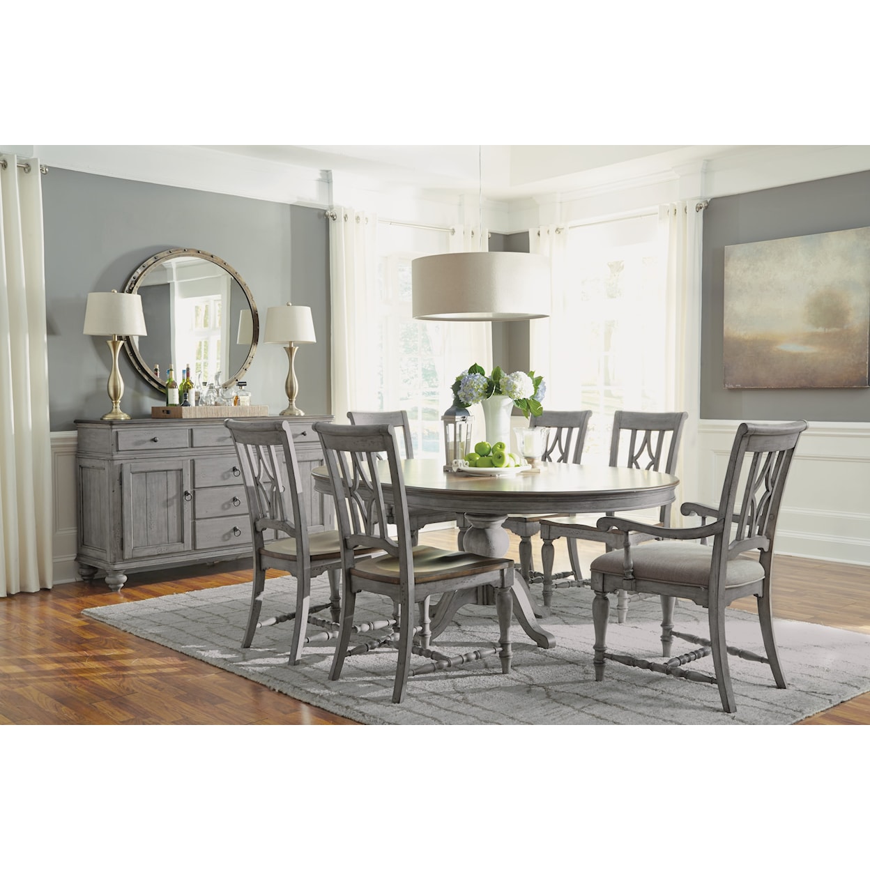 Flexsteel Wynwood Collection Plymouth Dining Room Group