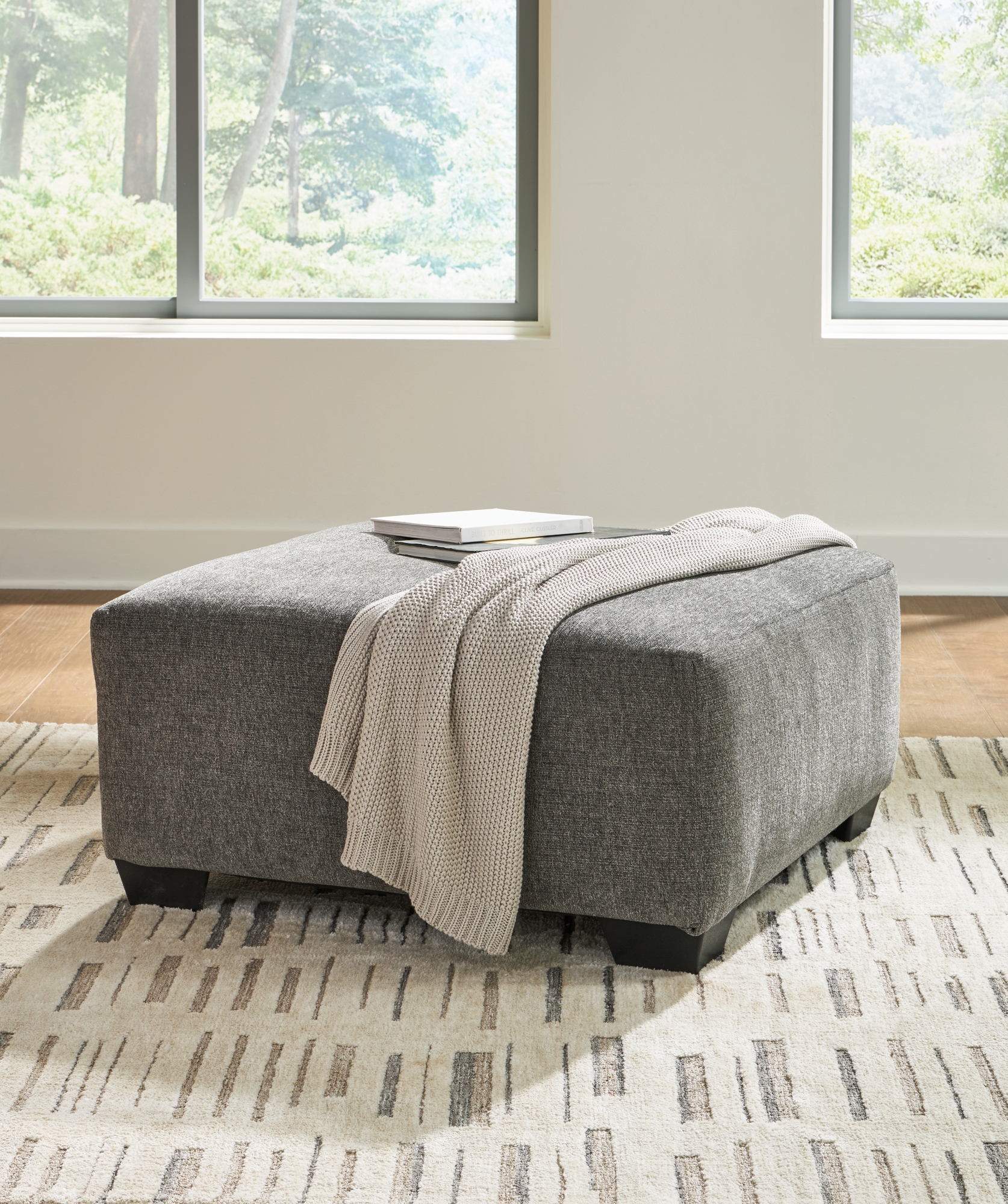 Signature Design by Ashley Clarington Sectional And Oversized Ottoman