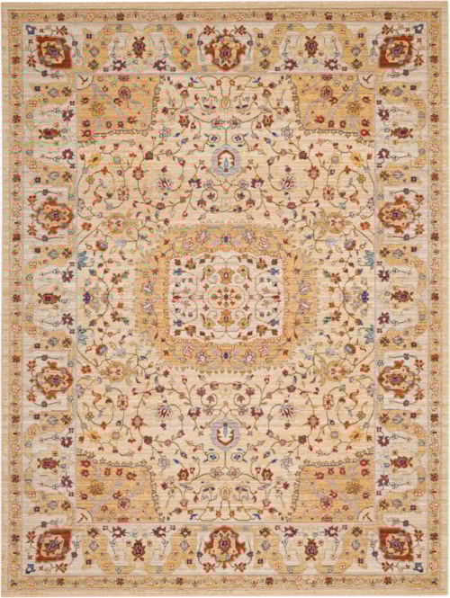 8'6" x 11'6" Sand Rectangle Rug