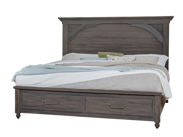 5-Piece Queen Mansion Storage Bedroom Set