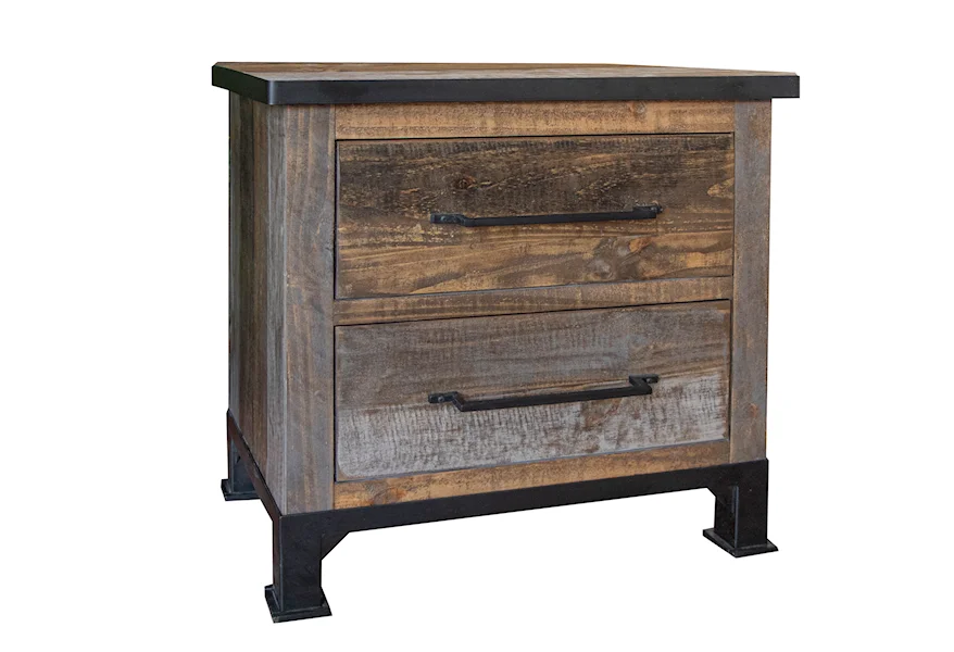 900 Antique Nightstand by International Furniture Direct at VanDrie Home Furnishings