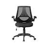 Sauder Gruga Mesh Managers Office Chair Black