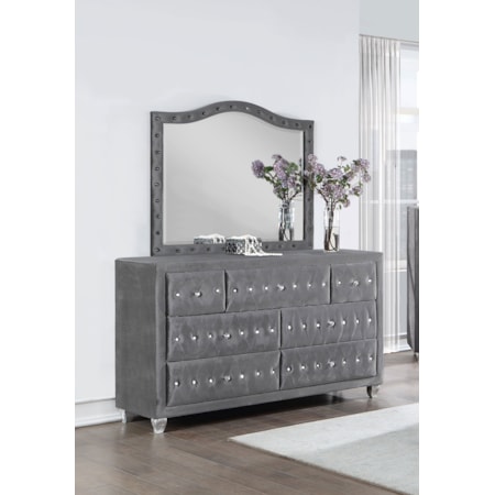 7-drawer Dresser w/ Mirror