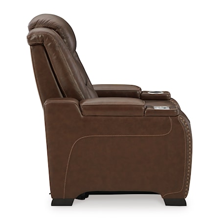 Power Recliner with Adjustable Headrest