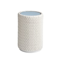 Outdoor Coastal Wicker Accent Table