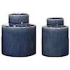 Uttermost Accessories Saniya Blue Containers, S/2