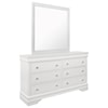 Global Furniture Pompei Square Dresser Mirror