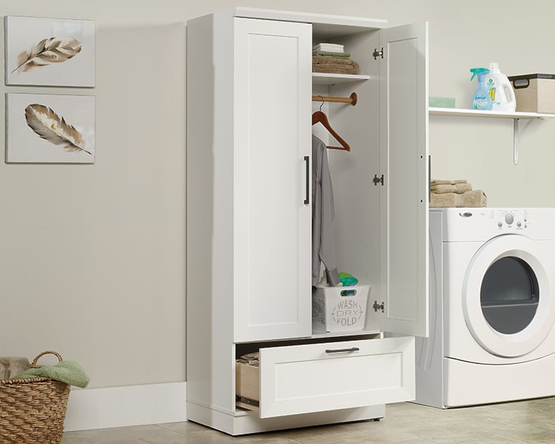 Sauder HomePlus Two-Door Wardrobe Cabinet