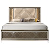 Acme Furniture Skylar King Bed (Storage & LED)