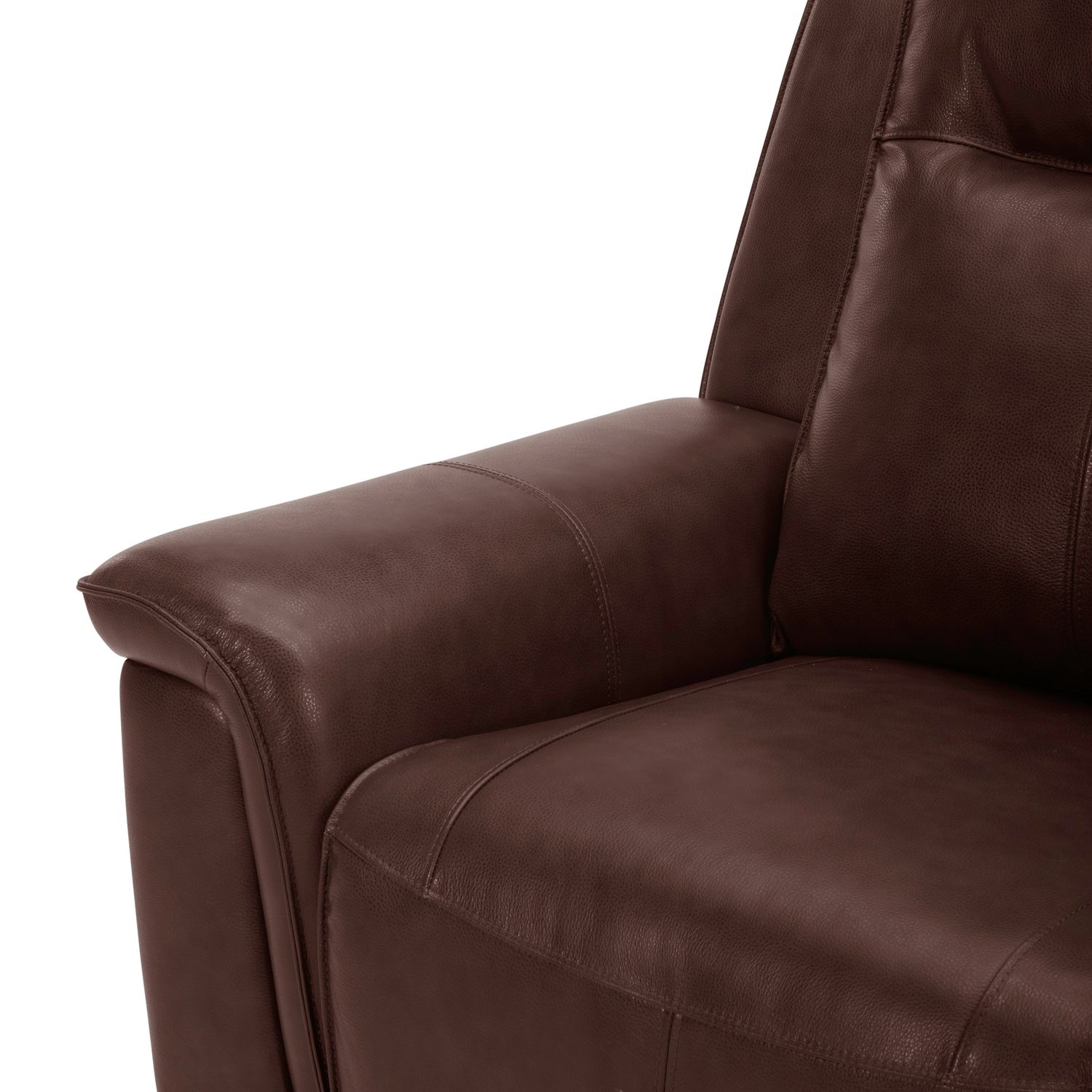 Leather Power Reclining Loveseat