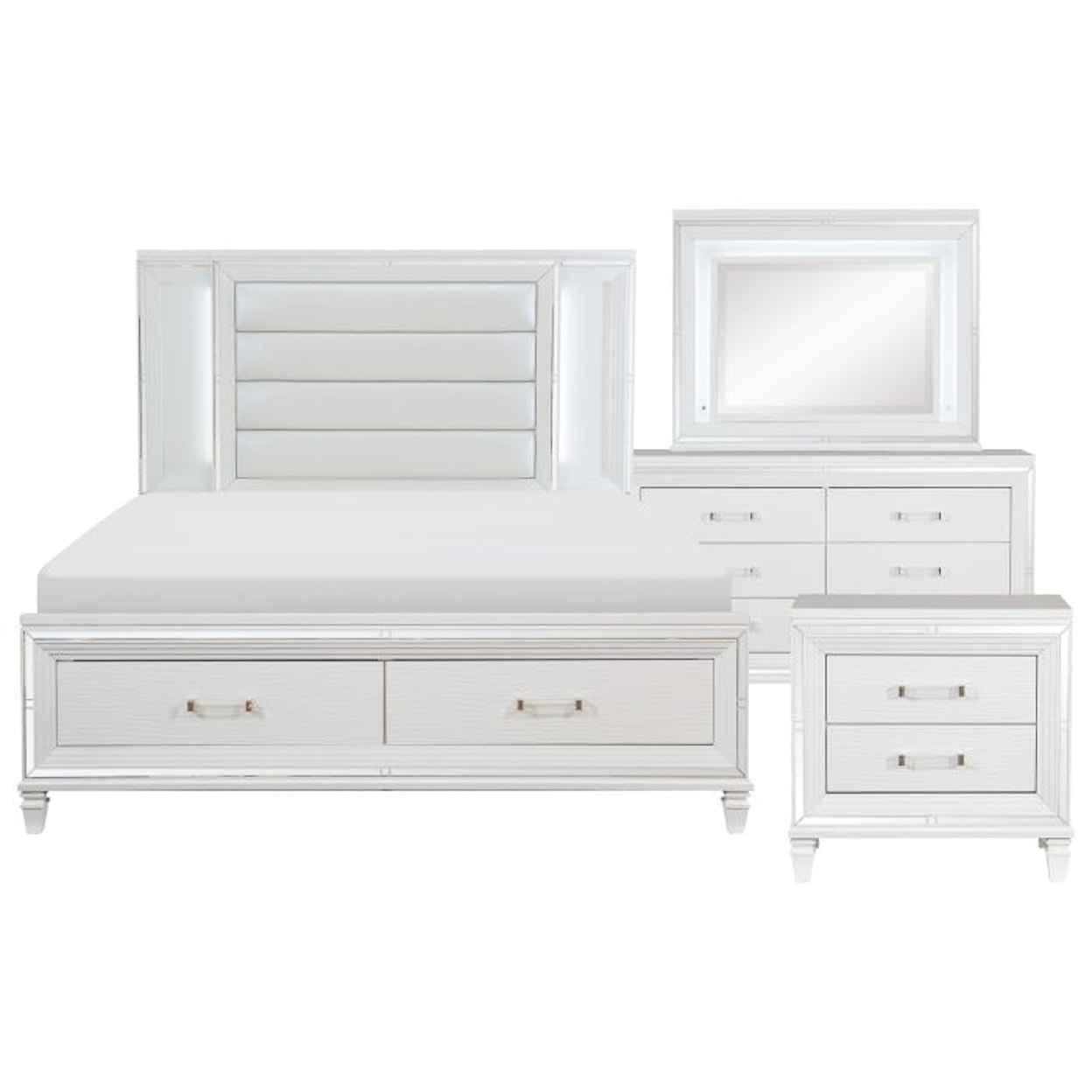 Homelegance Tamsin 4-Piece Queen Bedroom Set