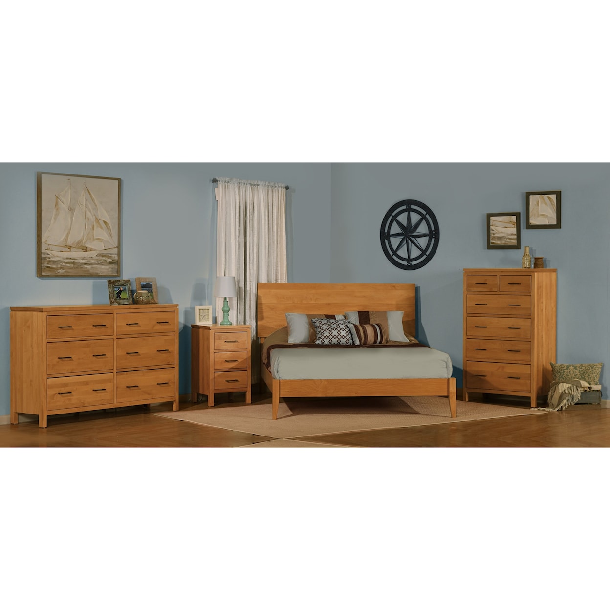 Archbold Furniture 2 West 6-Drawer Chest