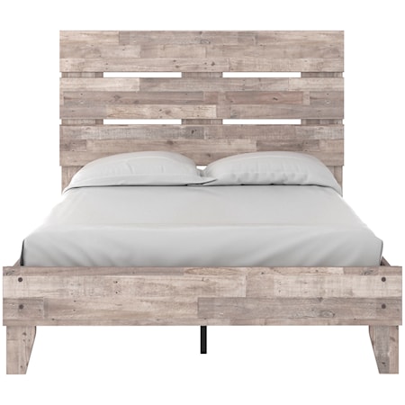 Full Platform Bed with Headboard