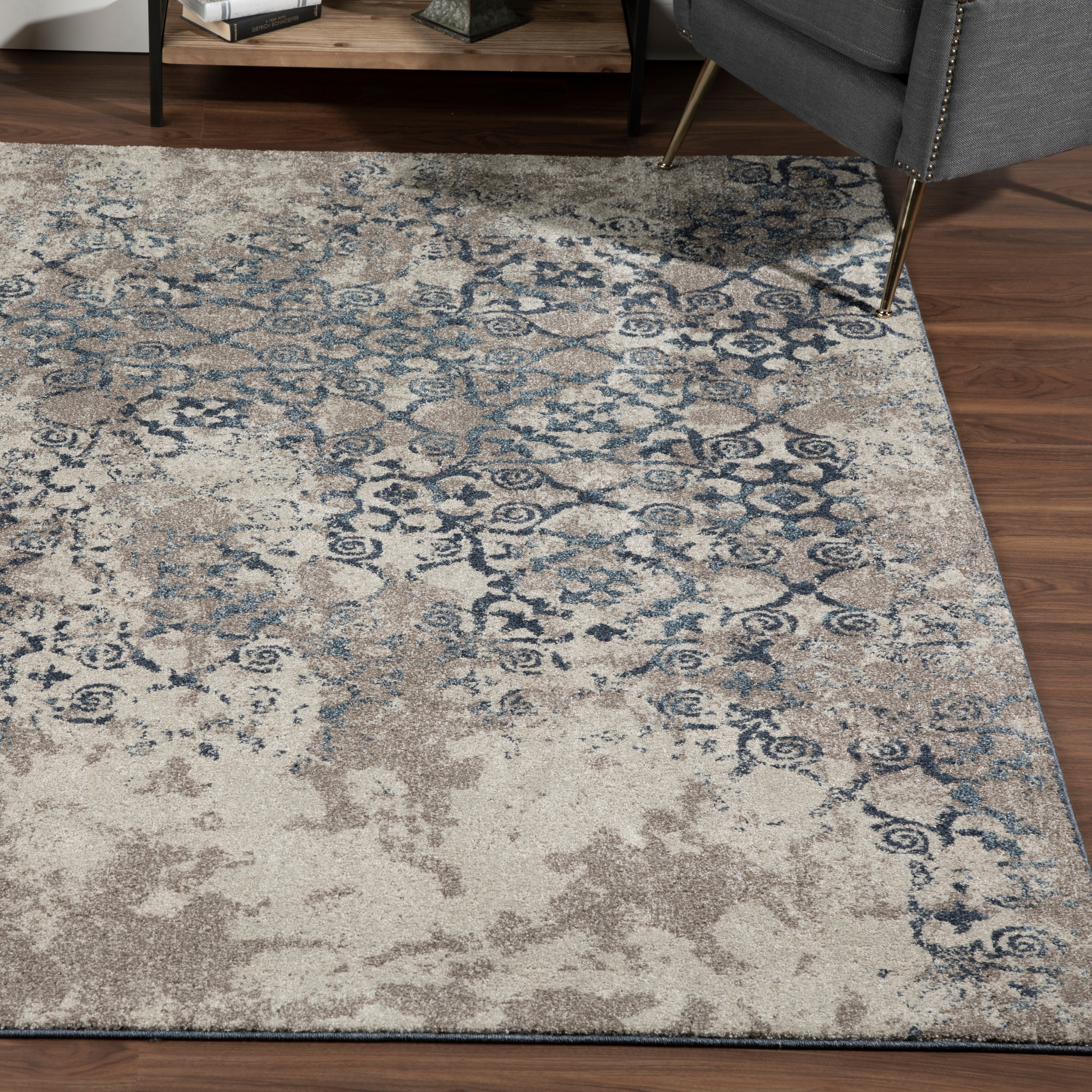 Linen 5'3"X7'7" Area Rug