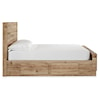Signature Design by Ashley Hyanna Full Panel Bed with 2 Side Storage