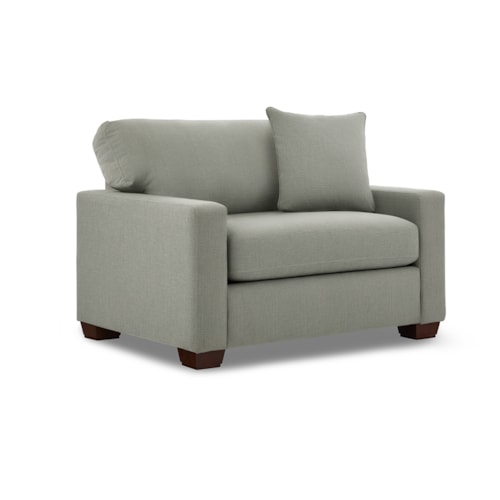 Contemporary Chair & a Half