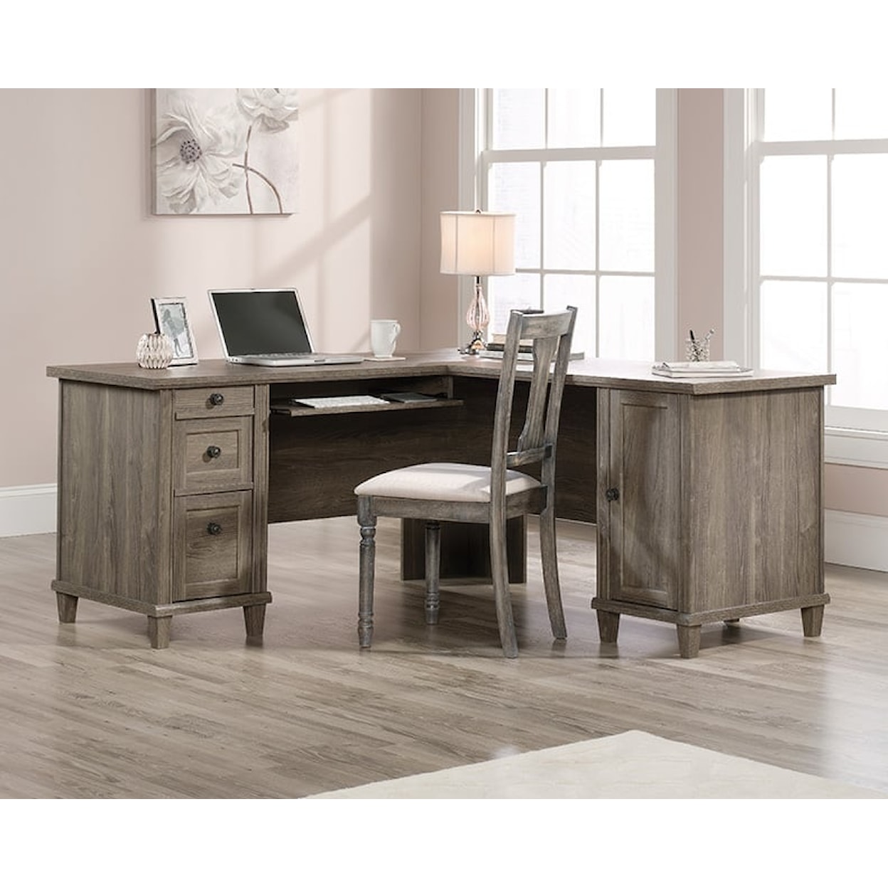 Sauder Hammond L-Shaped Desk