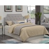 Prime Alta Queen Headboard, Gray Fabric