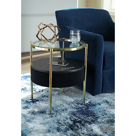 Accent Table With Speaker