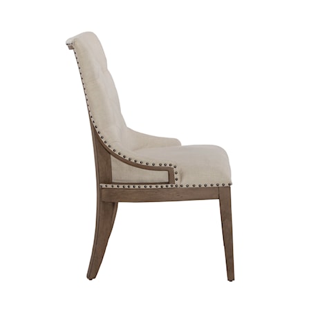 Upholstered Sheltered Side Chair