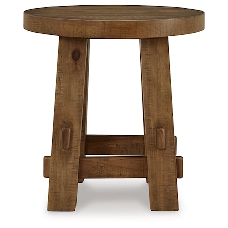 Round End Table