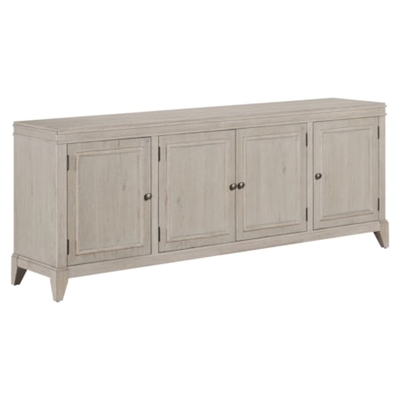 4-Door 82-Inch TV Console