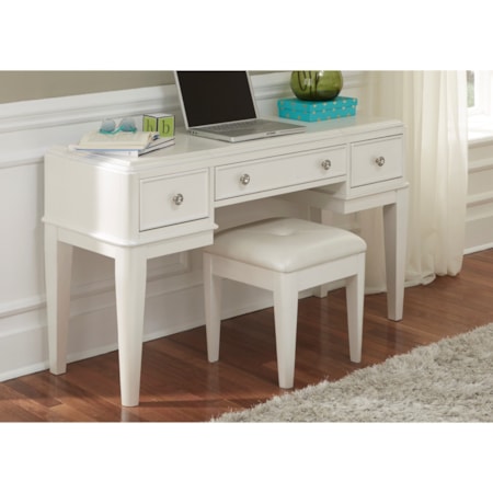 Upholstered Square Vanity Bench