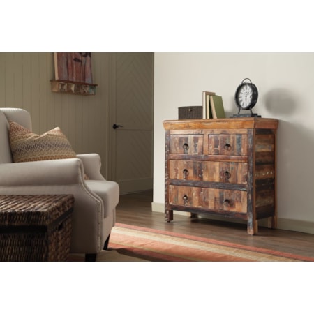 Harper 4-drawer Accent Cabinet